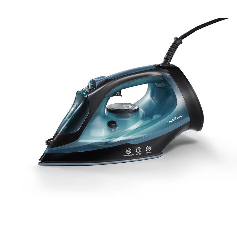 Bàn Ủi Hơi Nước LocknLock Steam Iron 220 - 240V, 50/60Hz, 2000 - 2400W, 300Ml - Màu Xanh Lá - ENI352GRN, , large image number null